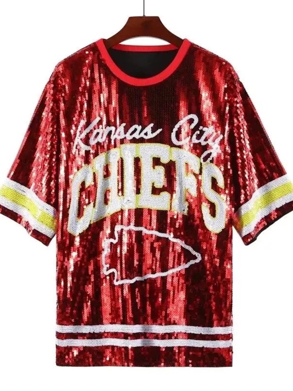 Kansas City Chiefs Sparkly Sequin Dress
